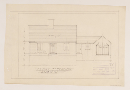Maurice A. Dunlavy (builder) house, unidentified location