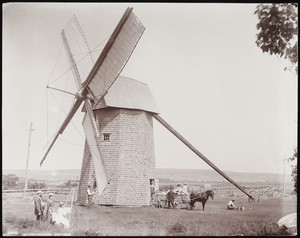 Windmill owned by Silas Swift in Falmouth, Mass.