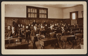 Group portrait of a class at Medfield High School, Medfield, Mass., Mar. 16, 1894