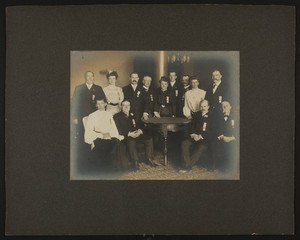 Group portrait of Charlestown Masons