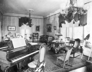 George C. Thacher House, "Hillside," Dorchester, Mass., Music Room.