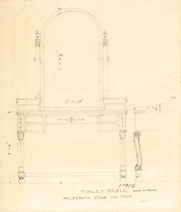 "Toilet Table Mhg. & Inlay"