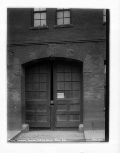Doorway Boston Cab Co. Building Massachusetts Ave.
