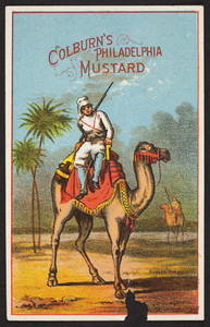 Trade card for Colburn's Philadelphia Mustard, Philadelphia, Pennsylvania, undated