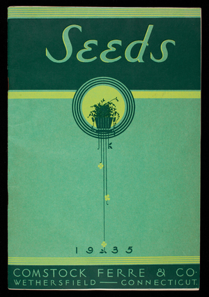 Seeds 1935, Comstock Ferre & Co., Wethersfield, Connecticut