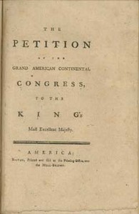 The Petition of the Grand American Continental Congress, to the King's Most Excellent Majesty
