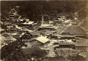 View of village in Japan