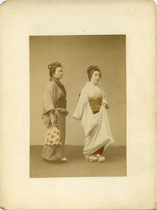 Singing girl and maid