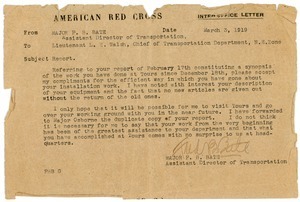 Letter from Fred B. Bate to Lloyd E. Walsh