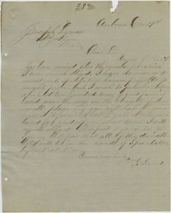 Letter from F. G. Snook to Joseph Lyman