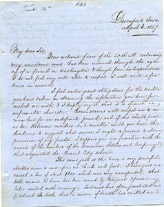 Letter from William Hinwood to Joseph Lyman