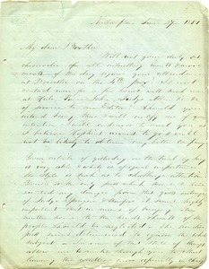 Letter from Samuel Fowler Lyman to Joseph B. Lyman