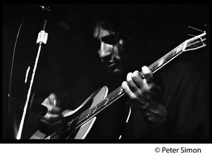 Tim Buckley in performance, probably at the Unicorn Coffee House