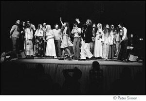 Fairfax Street Choir performing on last night of the Kohoutek Celebration of Consciousness: shot of the full choir