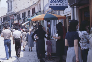 Ice cream stand in Skopje čaršija