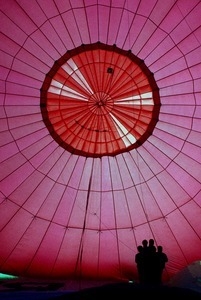 Hot air balloon rides at Lincoln High School