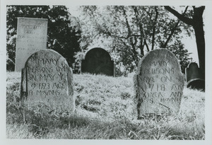 Two Mary Persons gravestones