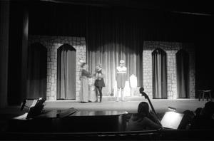 Operetta Guild Show, Once Upon a Mattress: Karen Connolly (Princess Winnifred), Anne Umana (Lady Larken), and Jay McAuliffe (Prince)