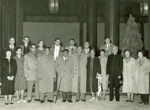 W. E. B. Du Bois, Shirley Graham Du Bois, Mao Tse-Tung, Zhou En Lai, and delegation