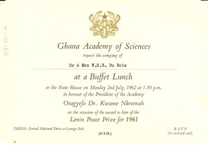 Buffet lunch invitation