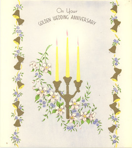 Anniversary card from Cara H. Adams to Nina and W. E. B. Du Bois