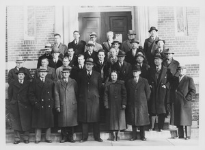 Ralph A. Van Meter with faculty