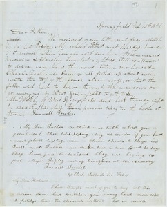 Letter from Martha Hudson and Daniel Hudson to Erasmus Darwin Hudson