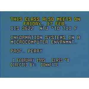 Information systems in a microcomputer environment