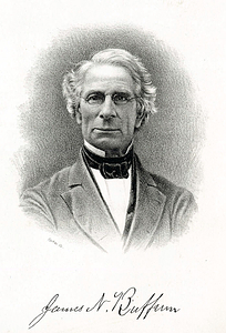 Portrait of James N. Buffum, Mayor of Lynn, 1869