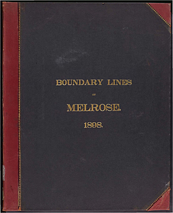 Atlas of the boundaries of the town of Melrose, Middlesex County