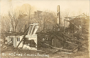 [Ruins of the Congregational Church, Reading, MA]