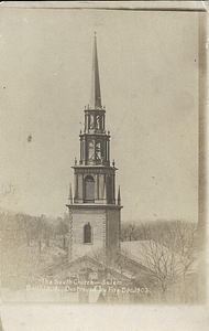 The South Church, built 1804, destroyed by fire December 1903