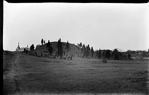 Distant view of city hall