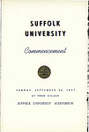 1967 Suffolk University commencement program (all schools)