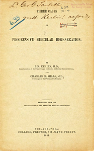 Three cases of progressive muscular degeneration