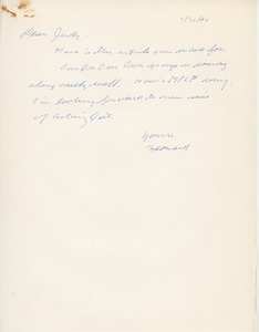 Letter from Leonard Roy Frank to Judi Chamberlin