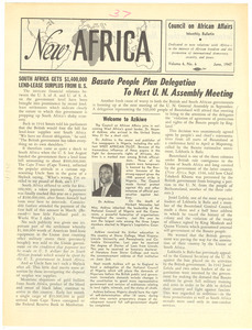 New Africa volume 6, number 6