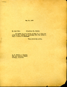 Letter from W. E. B. Du Bois to A. C. McClurg & Co.