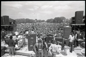 May Day concert at West Potomac Park: Mitch Ryder with Detroit, Washington Monument in distance