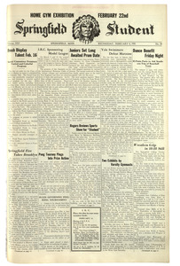 The Springfield Student (vol. 25, no. 20) February 6, 1935