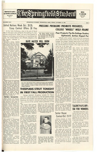 The Springfield Student (vol. 46, no. 02) Oct. 10, 1958