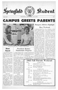 The Springfield Student (vol. 53, no. 04) October 22, 1965