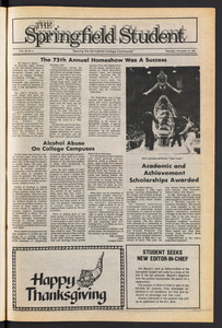 The Springfield Student (vol. 98, no. 9) Nov. 15, 1984