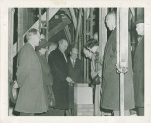 Cornerstone Ceremony for Abbey Hall, 1951