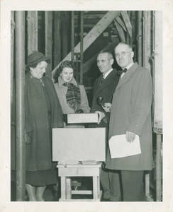 Abbey Hall Cornerstone Laying Ceremony, 1951
