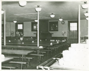 Woods Hall Dining Room, Second Floor, 1943