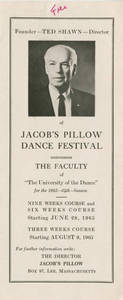 University of the Dance Brochure (1965)