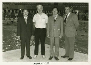 Swim Coaches from China, March 11, 1980