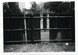 Fence in Boston Common