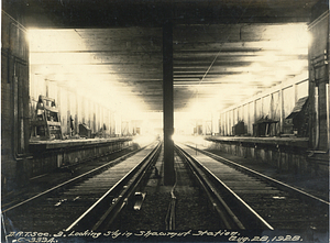 Dorchester Rapid Transit section 3. Looking south in Shawmut Station